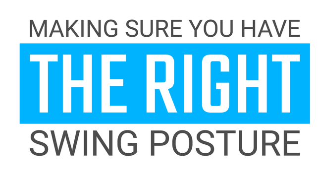 Making Sure You Have the Right Swing Posture