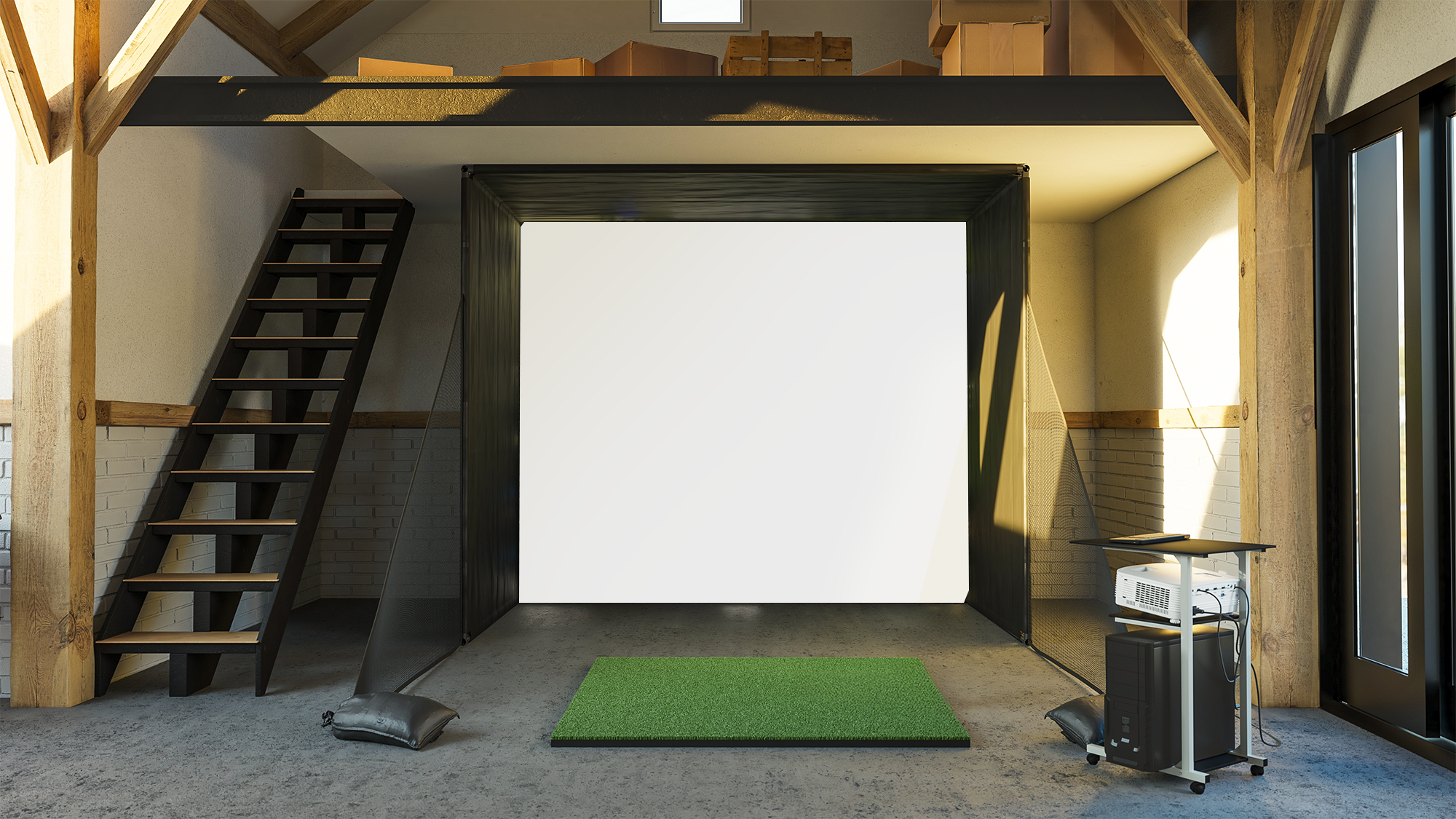 【GRIFFIN.FZ】Sonosheet SIM IN A BOX® Play 10' Enclosure Kit | Foresight Sports