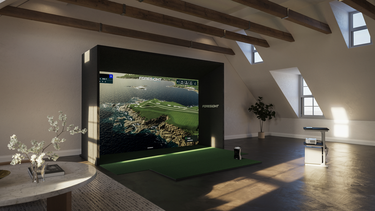 Indoor Golf Simulator at Home Indoor Golf Simulator at Home