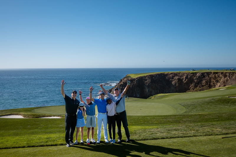 UpNext members at the Legends Invitational at Pebble Beach