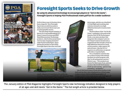 An article about Foresight Sports published on PGA Magazine.