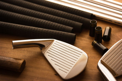 Custom golf clubs being made