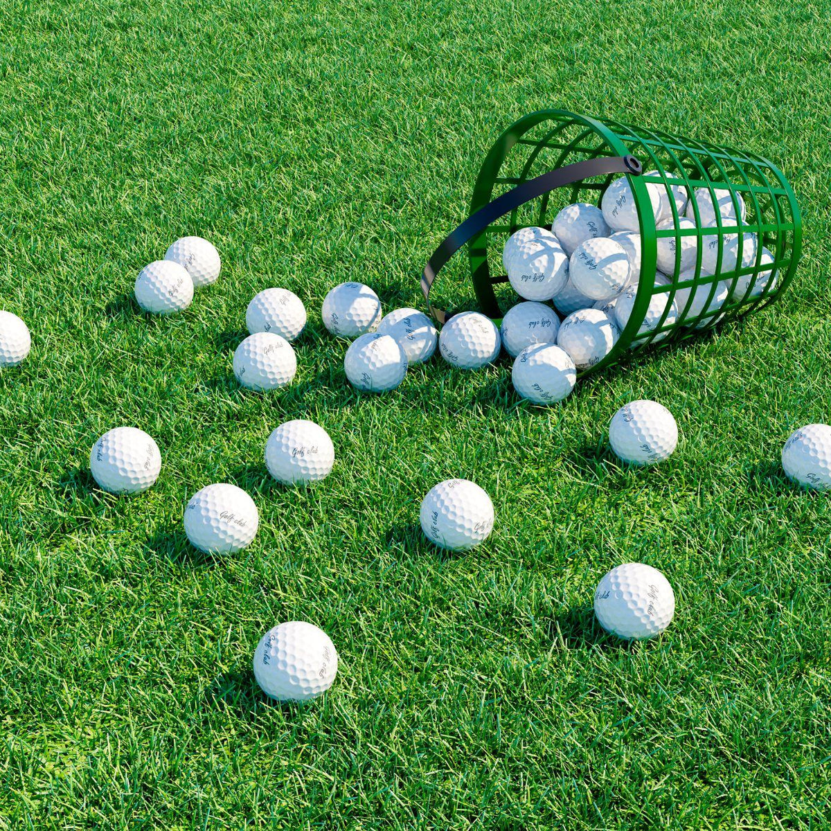 Bucket of premium practice balls