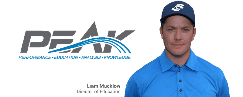 Peak golf training director Liam Mucklow