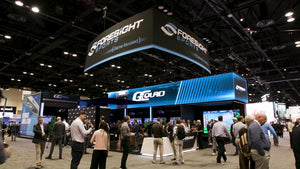 Foresight Sports booth at the 2020 PGA Merchandise Show in Orlando, Florida.