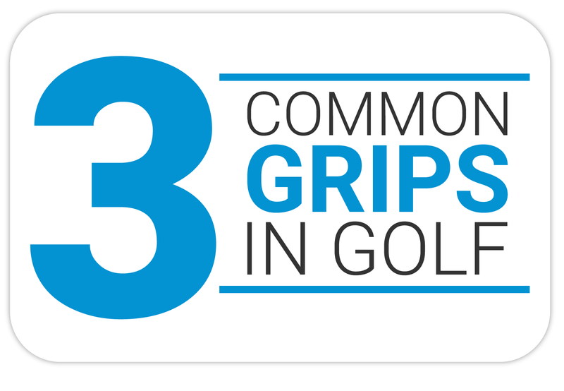 three common grips in golf feature image
