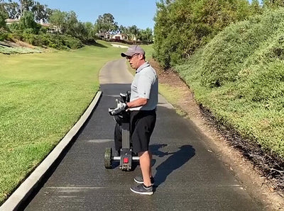 automatic following golf cart