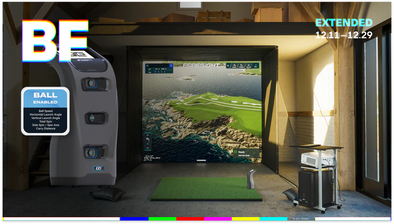 Foresight Sports SIM IN A BOX® Play 10' - GC3 Ball Enabled