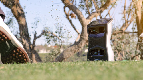 QuadMAX Launch Monitor Analyzing Golf Swings