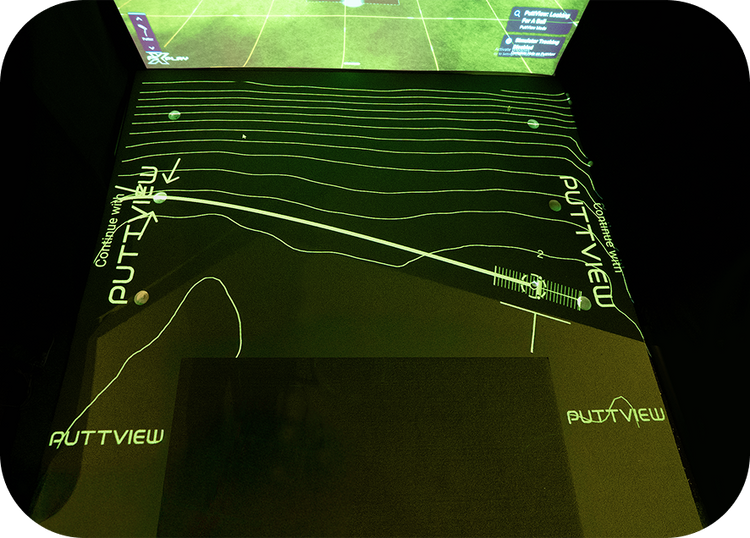 Putting View ゴルフ Augmented Reality Golf sports application: PuttView X - PuttView