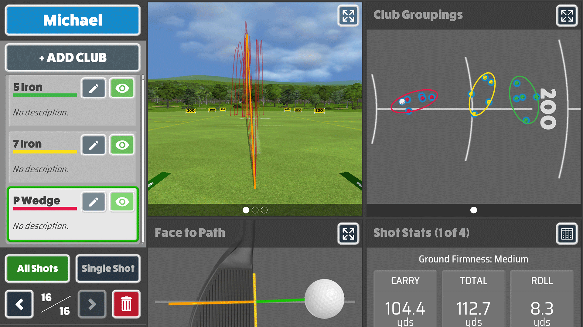 Golf Swing Statistics