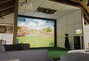 overhead projection golf launch monitor